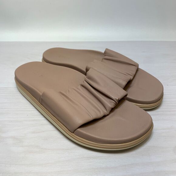 OluKai Shoes - OLUKAI PIHAPIHA Women’s Taupe Slides Sandals Size 7 / EU 37